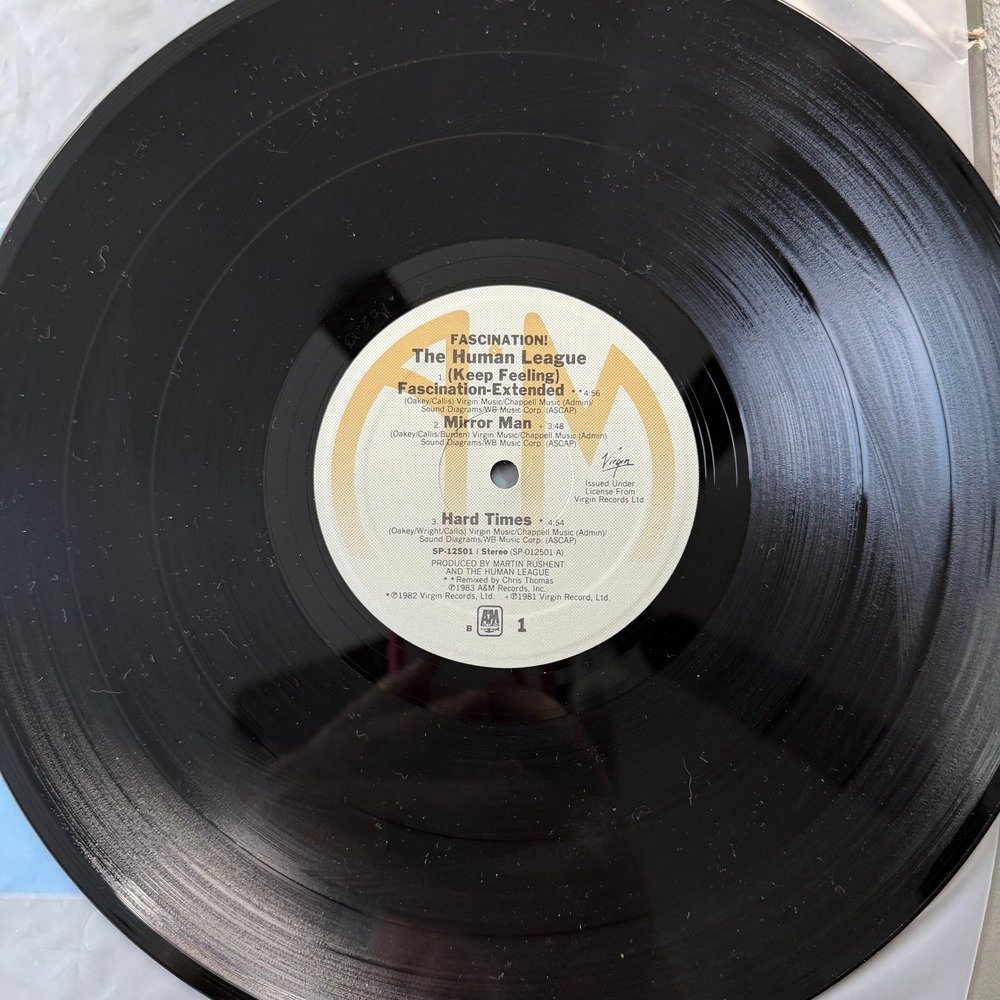 The Human League Fascination! EP Vinyl Record 1983 A&M SP-12501 80s Synth Pop - Picture 5 of 5